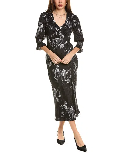 Allsaints Ani Iona Maxi Dress In Black