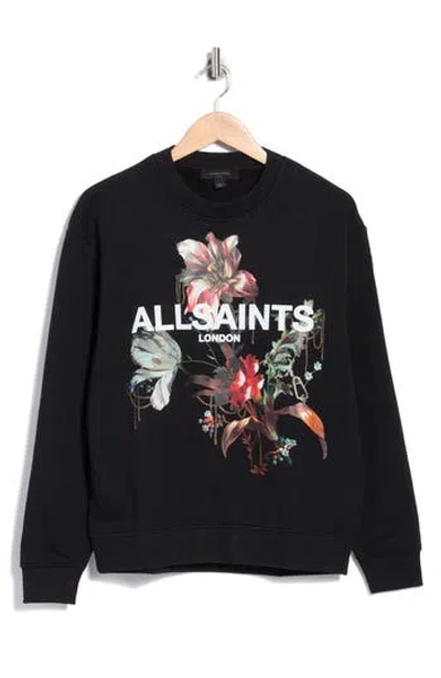Allsaints Ania Etta Crewneck Sweatshirt In Multi