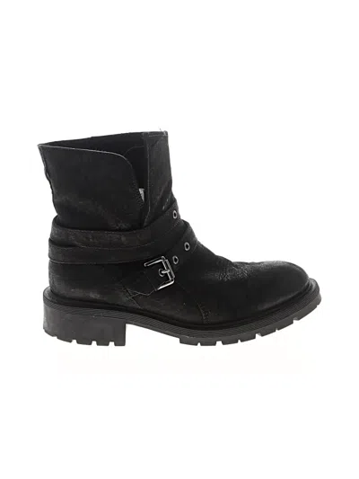 Pre-owned Allsaints Ankle Boots In Black