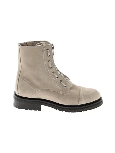 Pre-owned Allsaints Ankle Boots In Gray