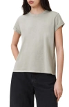 Allsaints Anna Cotton T-shirt In Gray