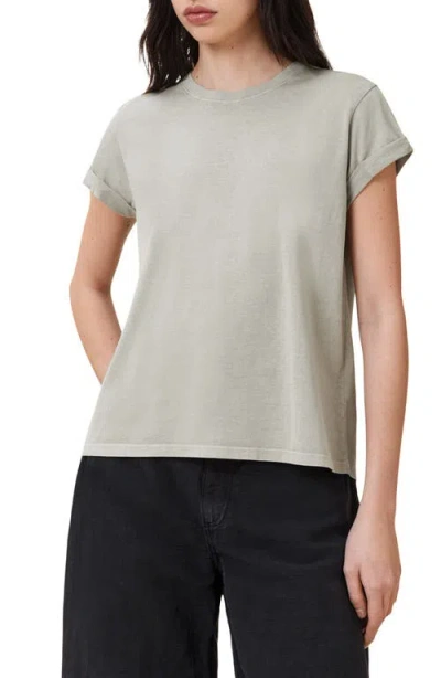Allsaints Anna Cotton T-shirt In Gray