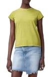 Allsaints Anna Cotton Tee In Unity Green