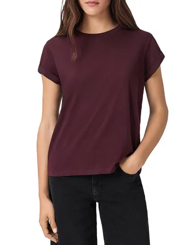 Allsaints Anna Short Sleeve T-shirt In Brown