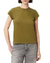 Allsaints Anna Cotton Tee In Green