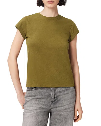 Allsaints Anna Cotton Tee In Green