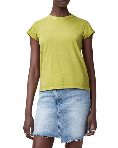 Allsaints Anna Cotton Tee In Unity Green