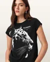 Allsaints Anna Crew Neck Short Sleeve T-shirt In Black