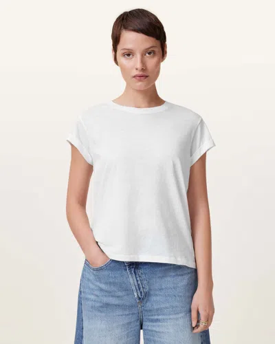 Allsaints Short-sleeved T-shirt In Chalk White