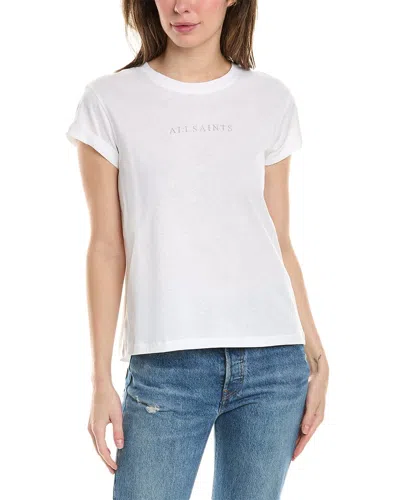 Allsaints Anna Sparkle T-shirt In White