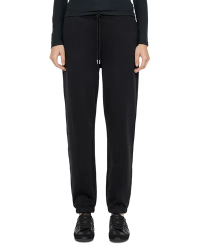 Allsaints Annabel Cotton Drawstring Sweatpants In Black