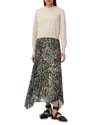 Allsaints Anni 2-in-1 Sweater Dress In White