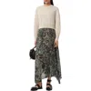 Allsaints Anni 2-in-1 Sweater Dress In Green