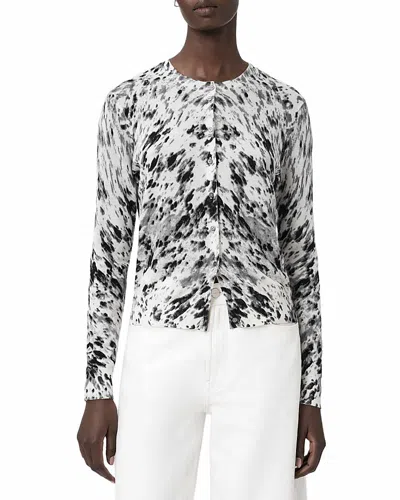 Allsaints Anouk Wool Cardigan In White