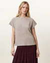 Allsaints Anthe Wool Tank Top In Brown