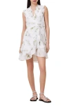 Allsaints Ari Floral Print Wrap Dress