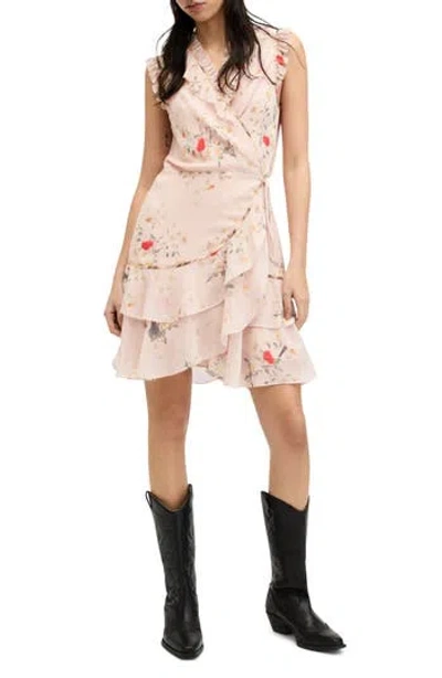 ALLSAINTS ALLSAINTS ARI KORA FLORAL PRINT WRAP DRESS