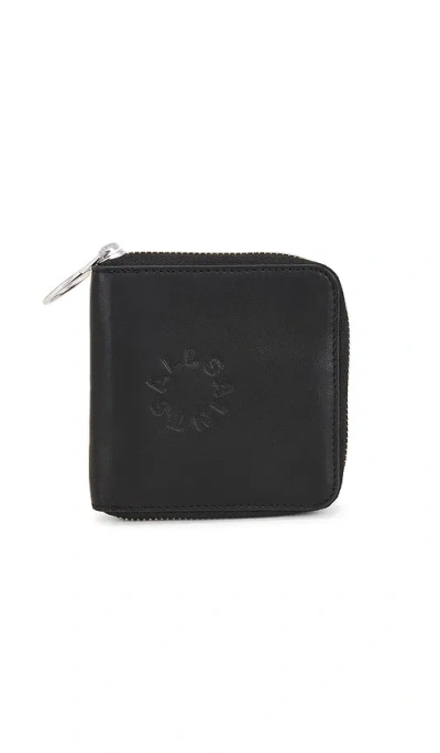 Allsaints Arlo Zip Wallet In Black