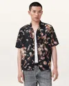 Allsaints Armada Floral Linen Shirt In Multi