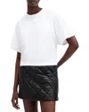 Allsaints Artia Dolman Sleeve Cotton T-shirt In Optic White