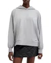 Allsaints Tierra Pullover Circle Logo Hoodie In Gray