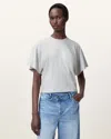 Allsaints Artia Relaxed Fit T-shirt In Grey Marl
