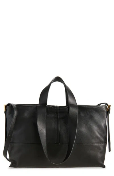 Allsaints Asha East/west Tote In Black