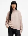 Allsaints Asha Oversize Mock Neck Sweater