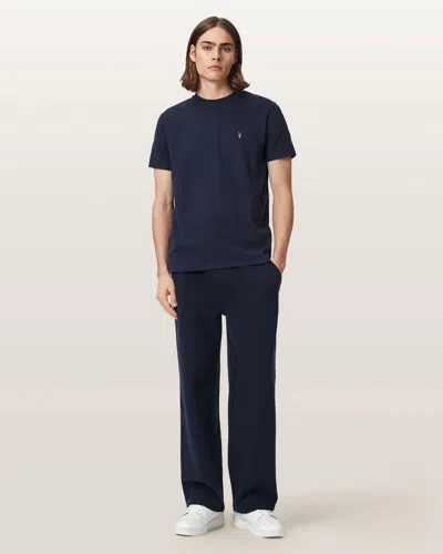 Allsaints Asher Straight Fit Sweatpants In Blue