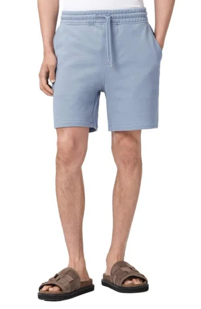 Allsaints Asher Sweat Shorts In Blue