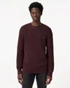 Allsaints Mode Merino Wool Crewneck Sweater In Mars Red