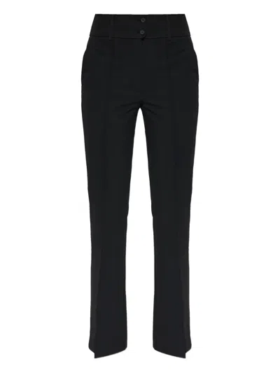 Allsaints Astra Button Trousers In Black