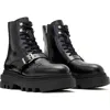 Allsaints Astrid Combat Boot In Black