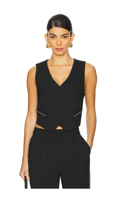 Allsaints Atlas Krys Waistcoat In Black