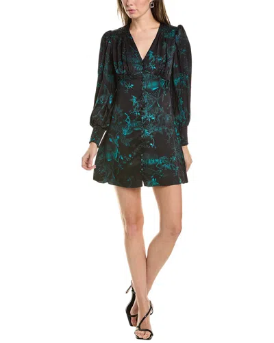 Allsaints Auden Cosmic Mini Dress In Green