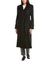 Allsaints Augusta Wool & Cashmere-blend Coat In Black
