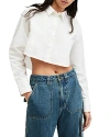 ALLSAINTS AVERIE CROPPED SHIRT