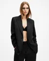 Allsaints Averie Ten Relaxed Fit Blazer In Black