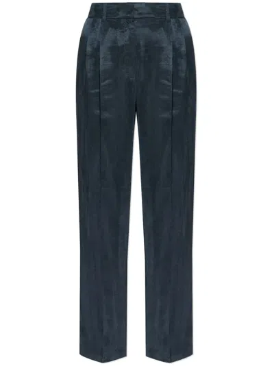 Allsaints Averie Trousers In Blue