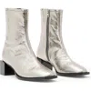 Allsaints Avril Bootie In Metallic