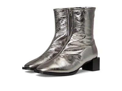Allsaints Avril Metallic Boots In Gray