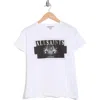 Allsaints Axyl Grace Cotton Graphic T-shirt In Optic White