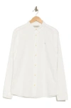 Allsaints Azur Long Sleeve Cotton Button-up Shirt In White