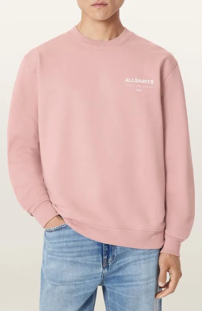 Allsaints Backstage Graphic Sweatshirt In Animal Print