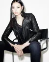 Allsaints All Saints Balfern Biker Wome In Black