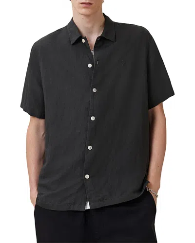 ALLSAINTS BANDOL RELAXED FIT SHORT SLEEVE SHIRT