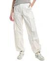 Allsaints Barbara Adjustable Cuffed Cargo Trousers In White
