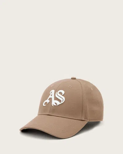 Allsaints Baseball Cap In Brown