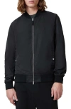 Allsaints Bassett Reversible Bomber Jacket In Black