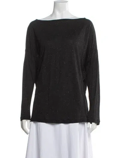 Pre-owned Allsaints Bateau Neckline Sweater In Gray
